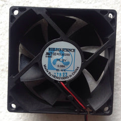 RUILIAN SCIENCE 8cm RDL8025S fan 12V 0.08A 80*80*25mm 2pin
