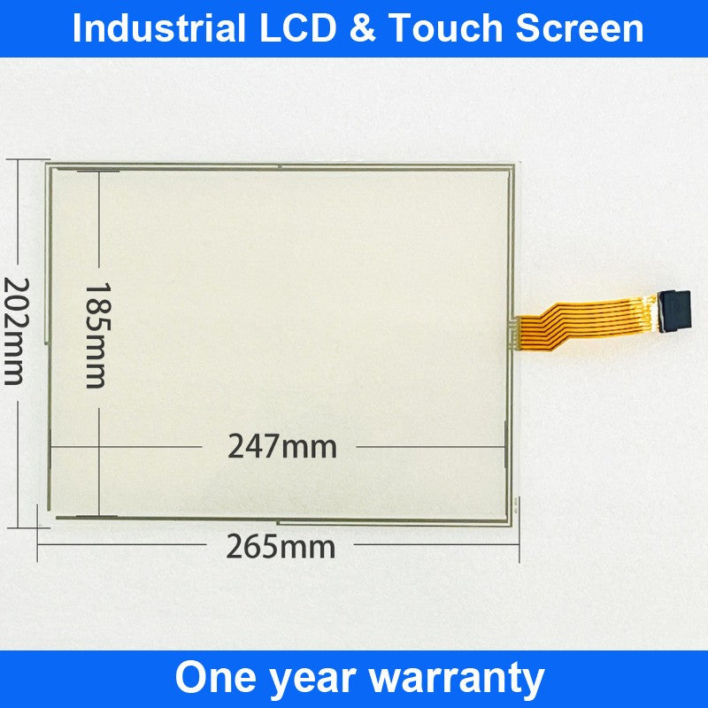 Touch Screen Panel Glass PanelView Plus 1250 2711P-T12C4A6 + Overlay Film