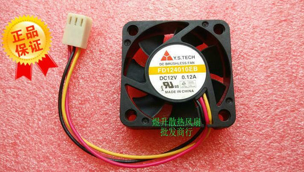 YS.TECH FD124010EB DC12V 0.12A 40*40*10MM 3 wire axial flow 4CM cooling fan