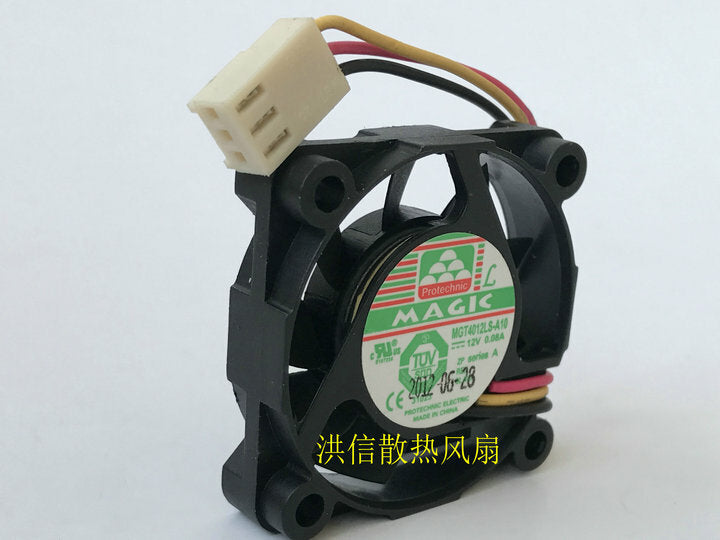 MAGIC 40*40*10MM MGT4012LS-A10 DC 12V 0.08A 3Pin Cooling Fan