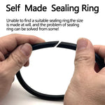 Solid NBR Rubber Sealing Rope Round Strip Dia 0.8/1/1.5/1.8/2/3/3.5/4/5/6/7mm