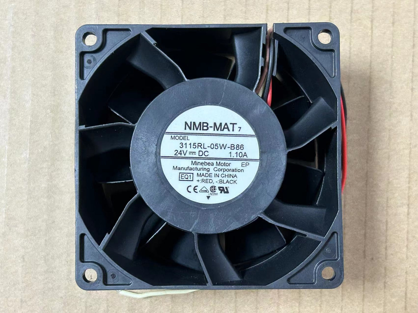 NMB-MAT 3115RL-05W-B86 24V 1.10A 8CM 4-wire inverter cooling fan
