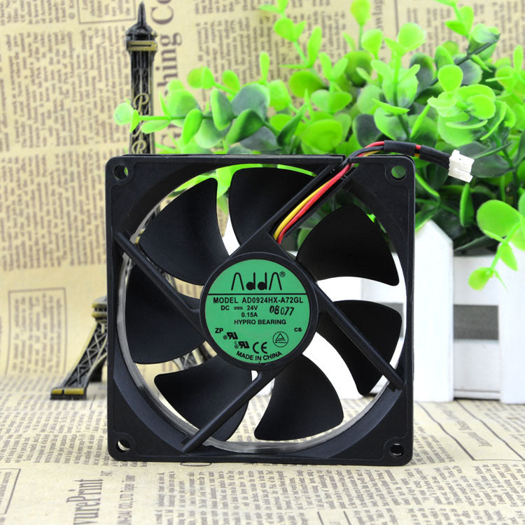 ADDA AD0924HX-A72GL DC 24V 0.15A 3Pin 90x90x25mm Case Cooling Fan