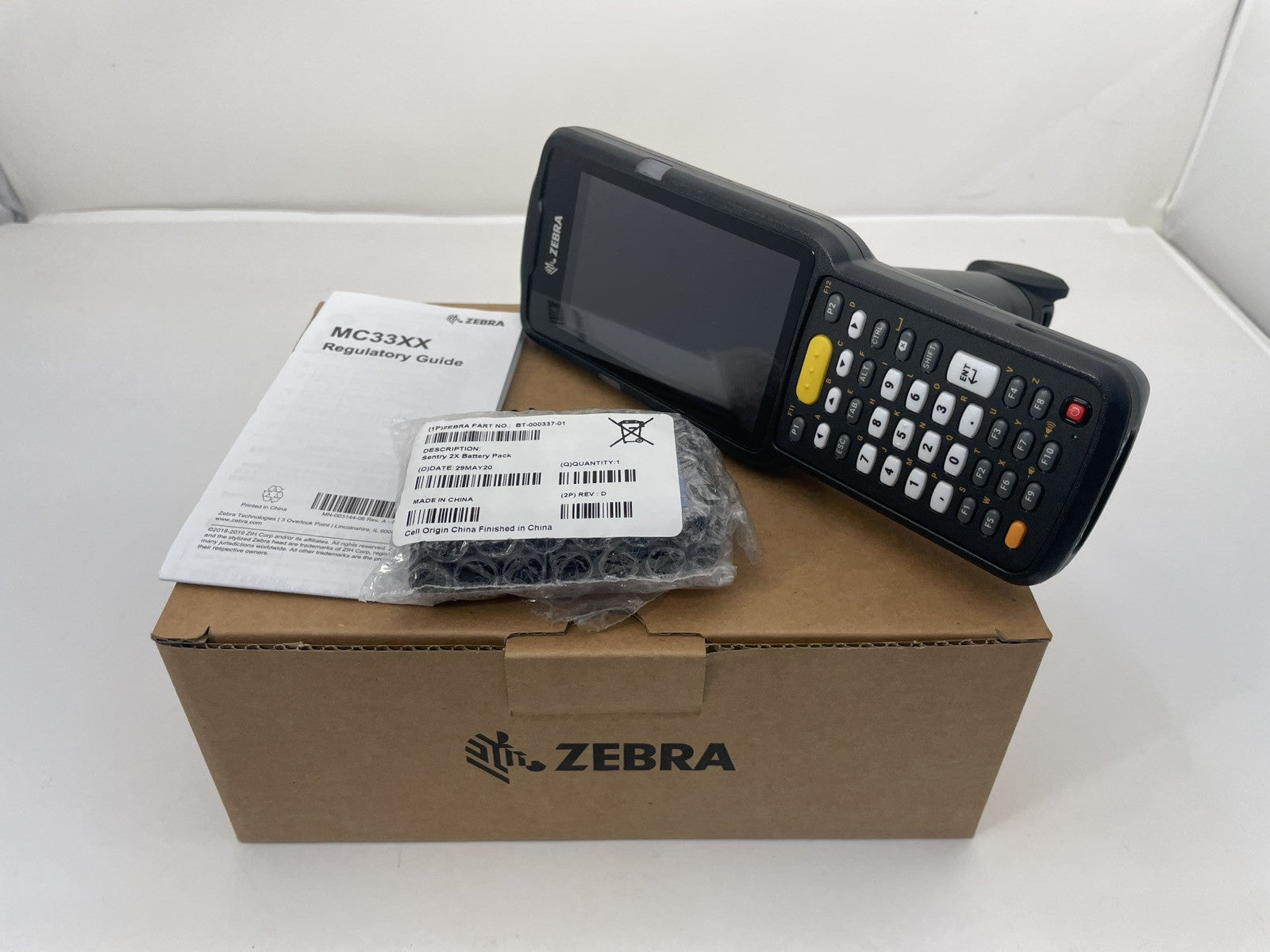 Zebra MC3300 4" Computer Barcode 2D Scanner BT Gun Android MC330K-GI3HA3US01
