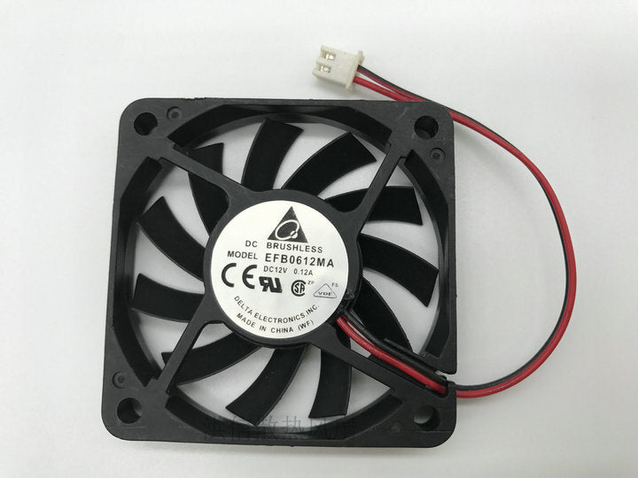 DELTA EFB0612MA 12V 0.12A 2Pin Cooling Fan