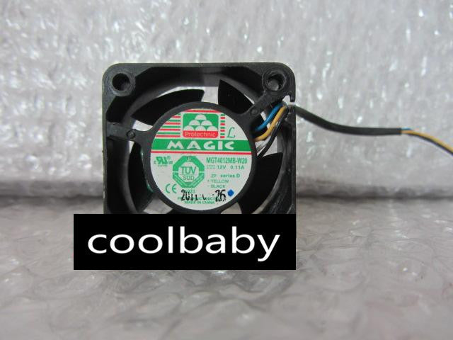 Magic MGT4012MB-W20 fan 40*40*20mm 12V 0.11A 4pin PWM