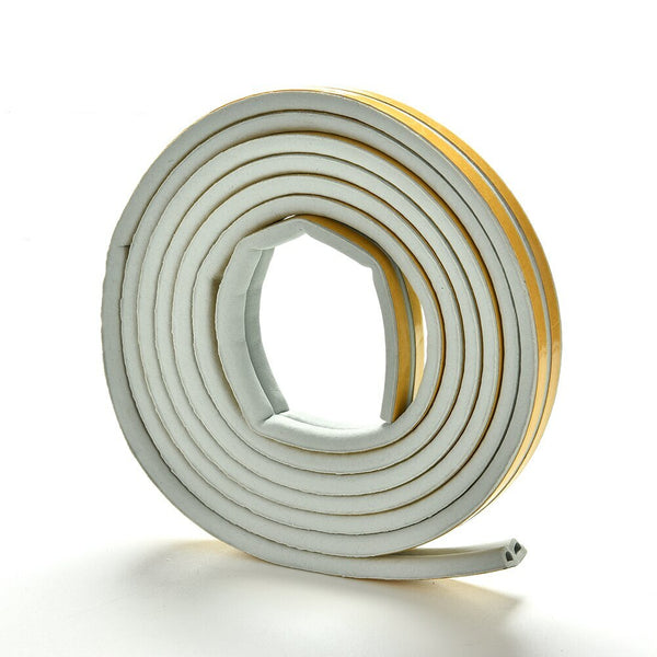 10M Self Adhesive Doors Windows Foam Seal Strip Soundproof Collision Rubber Seal