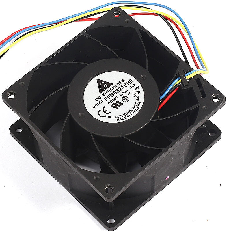 DELTA FFB0824VHE fan 80*80*38mm 24V 0.36A 4pin