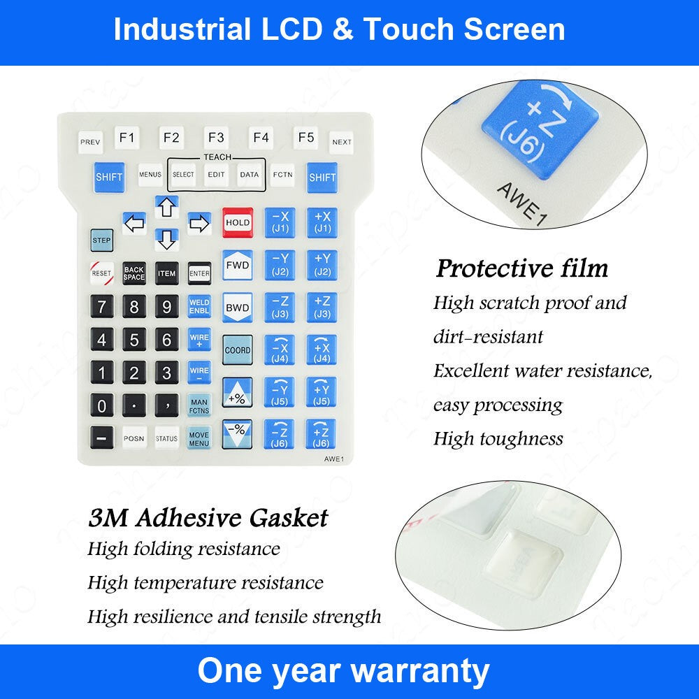 Membrane for Fanuc A05B-2308-C300 A05B-2308-C300R Front Overlay Protective Film