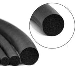 8mm/0.31" Diameter 10 meters/33 Feet Long EPDM Sponge Rubber Round Seal Strip