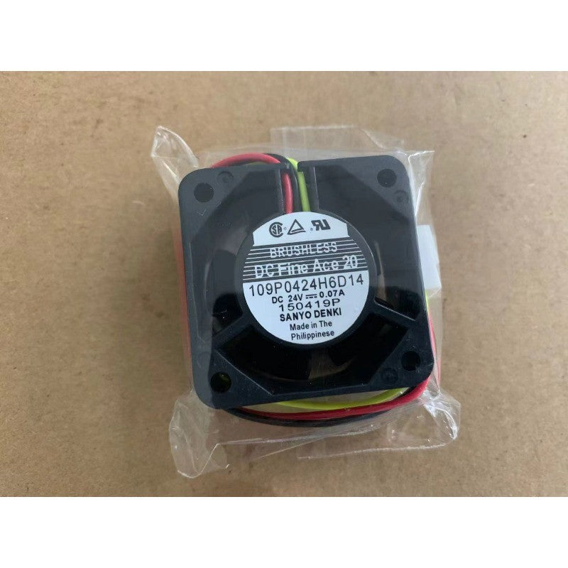 Sanyo A90L-0001-0385#A 109P0424H6D14 24V 0.07A 3-pin dual ball server system fan