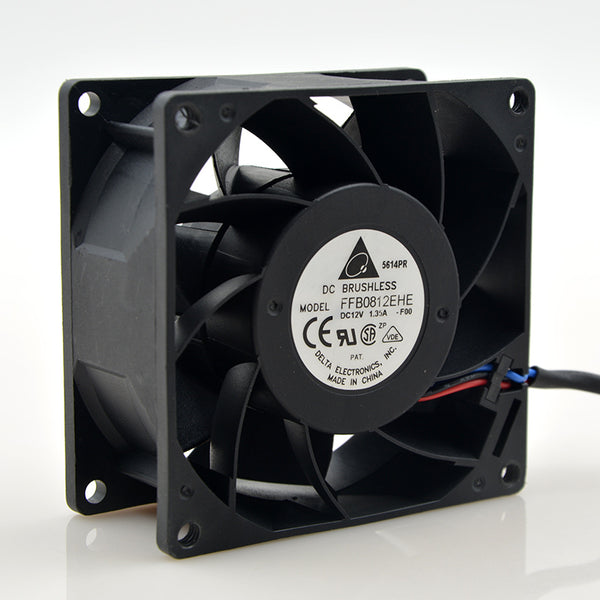 Delta FFB0812EHE 8CM 80MM 80*80*38MM 8038 12V 1.35A Need double ball bearing fan