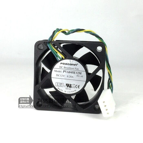 For FOXCONN PVA045E12M-P01-AE fan 45*45*15mm DC12V 0.20A 4wire