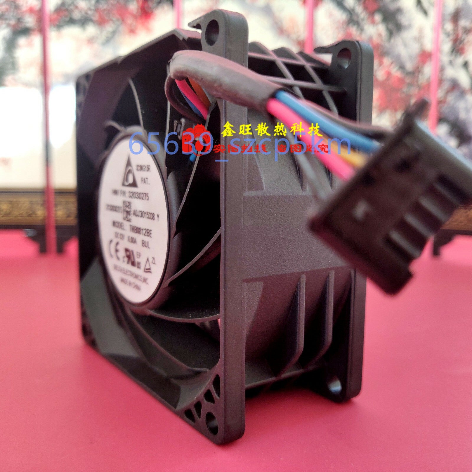 Delta THB0812BE 12V 6.00A 8CM 80mm 8038 4-wire high-volume cooling fan