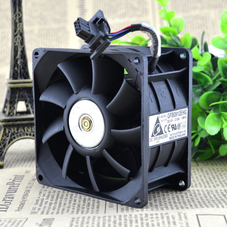 Delta GFB0912EHG 9050 12V 2.1A air-cooled motorcycle modified car dual motor fan