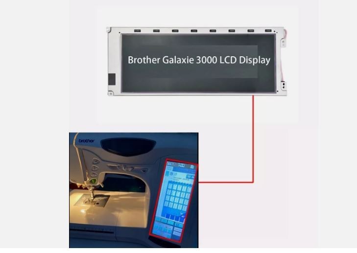 Replacement LCD For Brother Galaxie 3000 3100D 8.1” LCD Screen Display CSTN-LCD