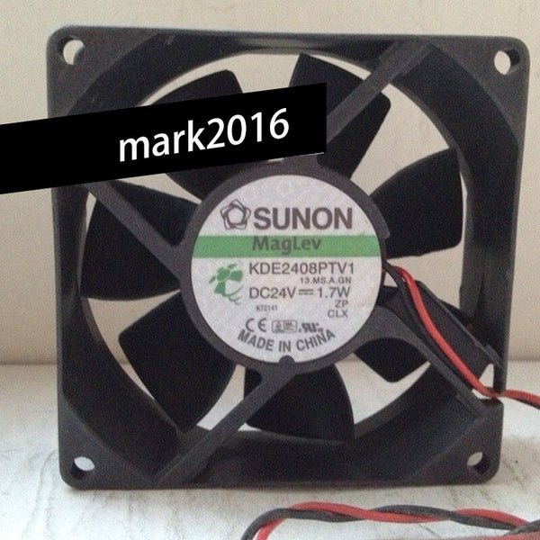 Original Sunon KDE2408PTV1 DC 24V 1.7W 80*80*25 8CM 2-wire Inverter Cooling Fan