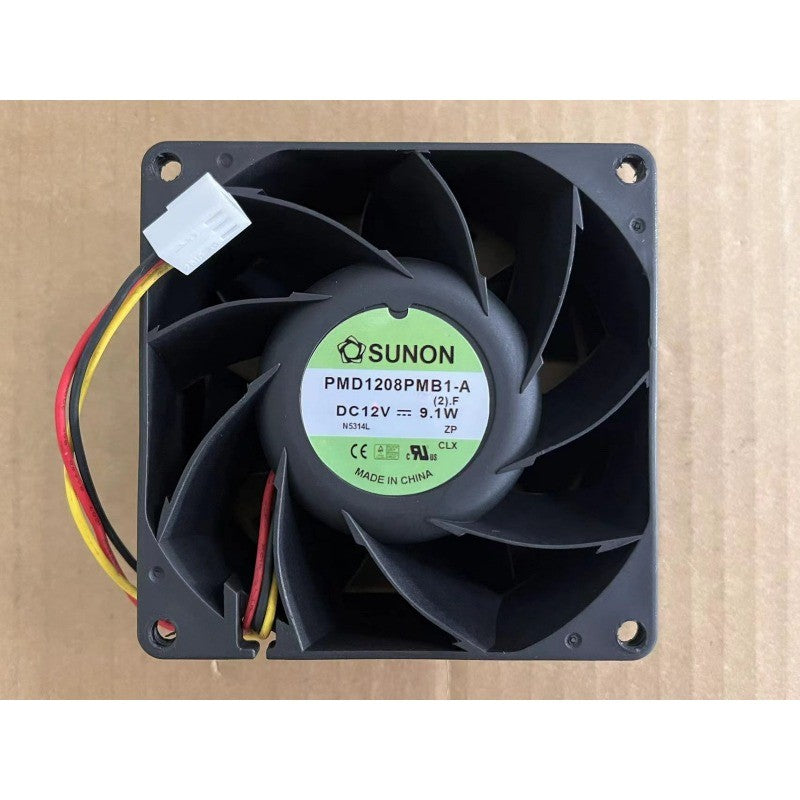 SUNON PMD1208PMB1-A 8038 80x80x38mm DC 12V 9.1W 3-line server cooling fan