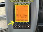 LCD For JOHN DEERE 35G 30G 50G 60G 50P Display Replacement Without Backlight