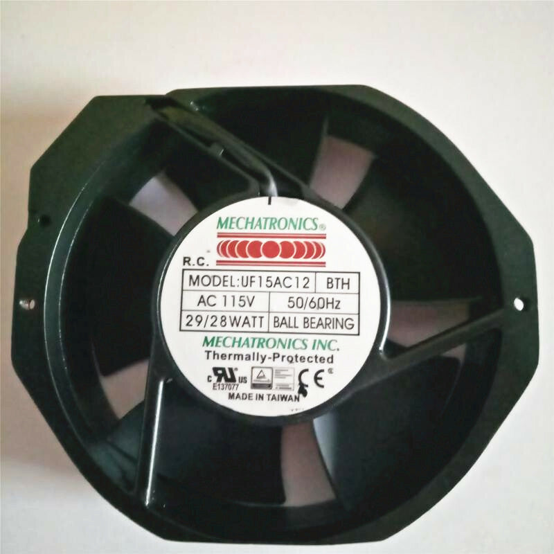1PC MECHATRONICS UF15AC12 BTH 115V 29/28W 17238 cabinet cooling fan