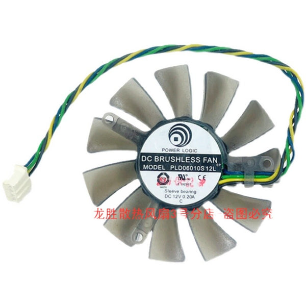 Power Logic PLD06010S12L Graphics card Fan DC12V 0.2A 4-Pin Pitch 43X39X32MM