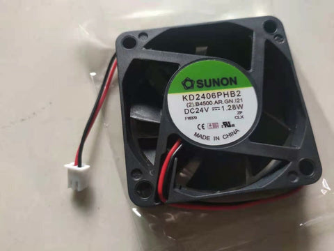 1 PCS SUNON Fan KD2406PHB2 DC 24V 1.28W 60*60*15MM 2 Pin