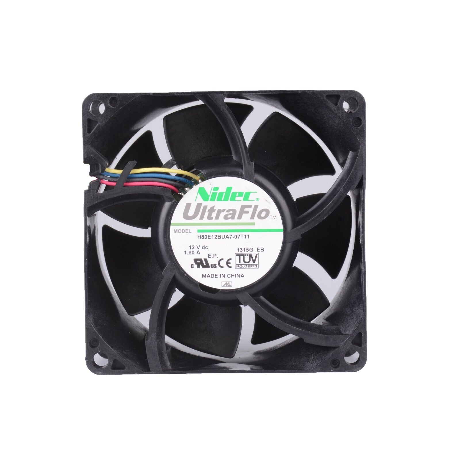 Nidec UltraFlo Fan V60E12BS1B5-07T11 4-pin PWM 12V 1.60A Cooling Fan