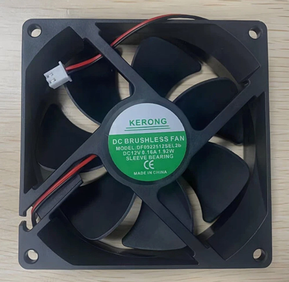 1PCS KERONG DF0922512SEL2b Cooling Fan 9225 DC12V 0.16A 1.92W 9CM 2Pin