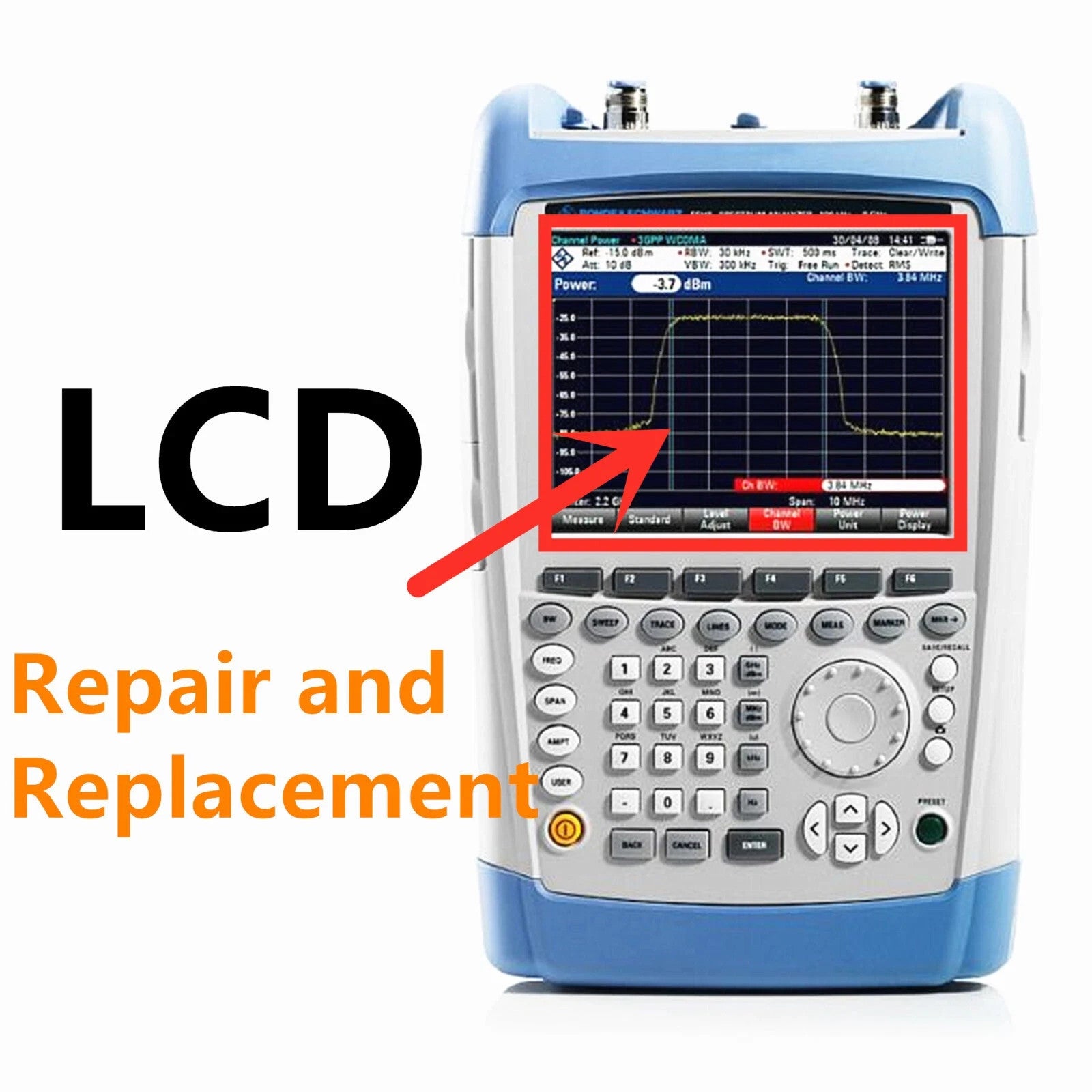 LCD Fit For Rohde & Schwarz FSH-3 FSH3 Handheld Spectrum Analyzer Display Repair