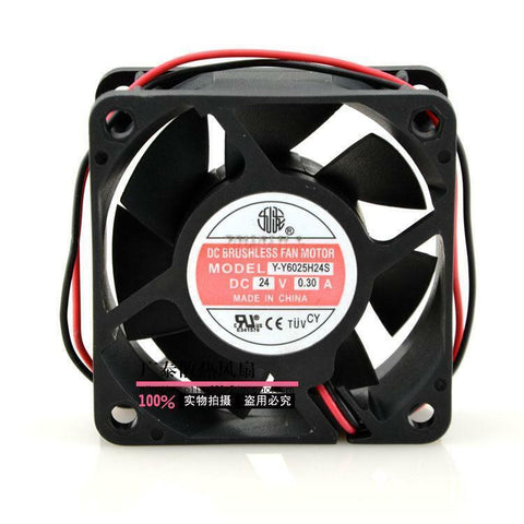 YY6025H24S cooling fan DC24V 0.3A 2wire 60*60*25mm