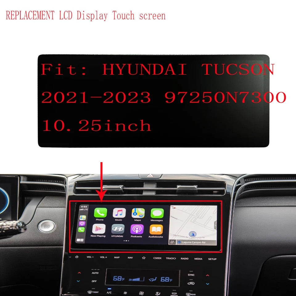 Replacement LCD Display Screen 2021-23 HYUNDAI TUCSON NX4 MK4 Radio Navigation