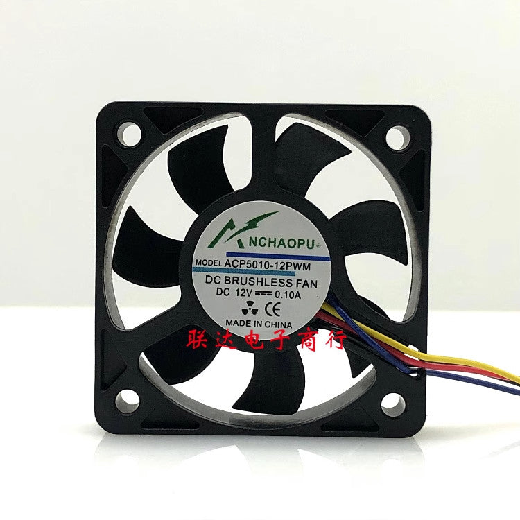 ACP5010-12PWM 50mm DC12V 0.10A 4pin CPU chassis Cooling fan