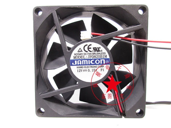 1PC JAMICON 8025 JF0825B1M 12V 0.15A 8CM 2-wire power supply cooling fan
