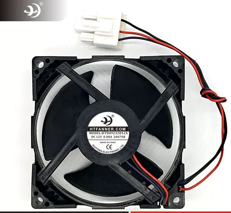 1PCS HTFANNER HTD09232D12X DC 12V 0.08A 3-Wire Cooling Fan