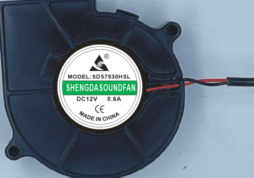 For Server - Blower Fan 12V 0.6A 2 wires SDS7530HSL 7530