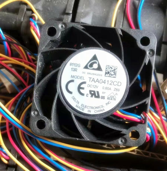 Delta TAA0412CD DC12V 0.6A 40x40x20mm 4020 4-Pin PWM Switch Cooling Fan