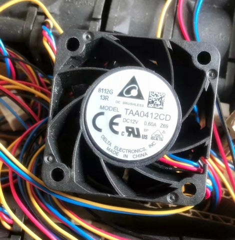 Delta TAA0412CD DC12V 0.6A 40x40x20mm 4020 4-Pin PWM Switch Cooling Fan
