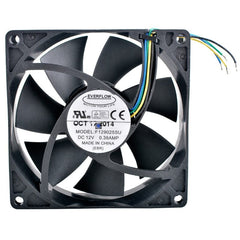 F129025SU 9.2cm 92mm 92x92x25mm DC12V 0.38A 4lines High speed cooling fan