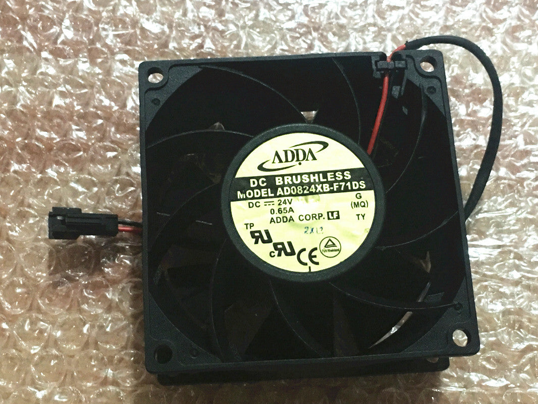 1PC ADDA AD0824XB-F71DS 8038 8CM DC24V 0.65A 2-wire Cooling Fan #