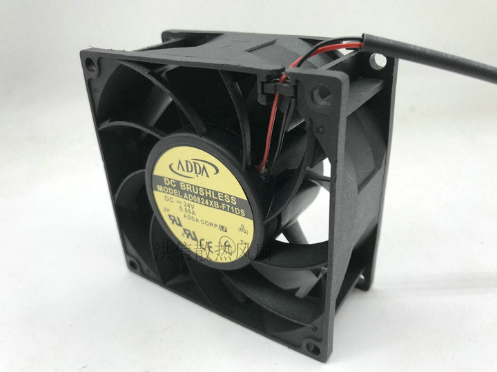 ADDA 8038 AD0824XB-F71DS DC24V 0.65A 8CM 2-wire cooling fan