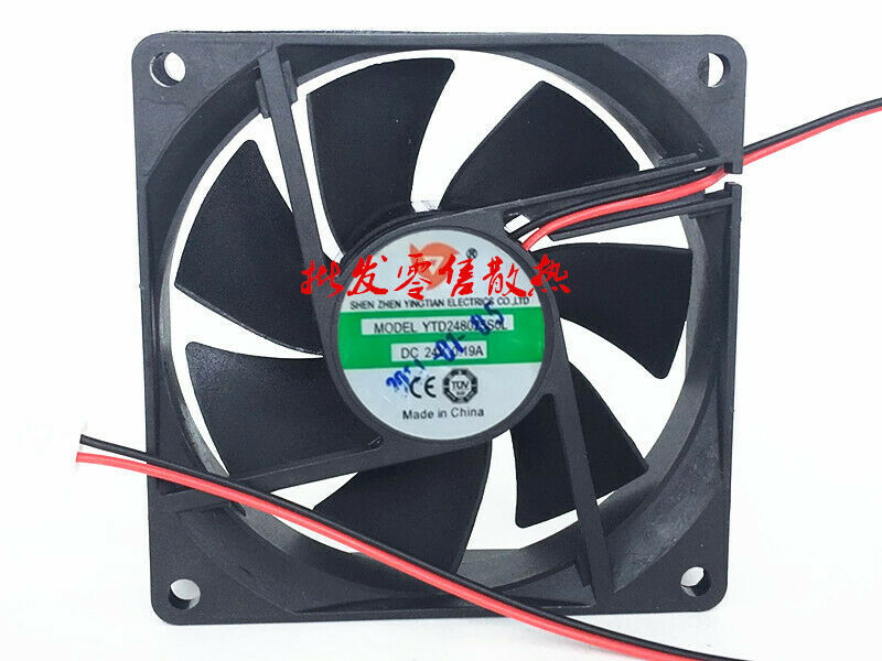 Yingtian YTD248025S0L 8025 8CM 24V 0.19A cooling fan
