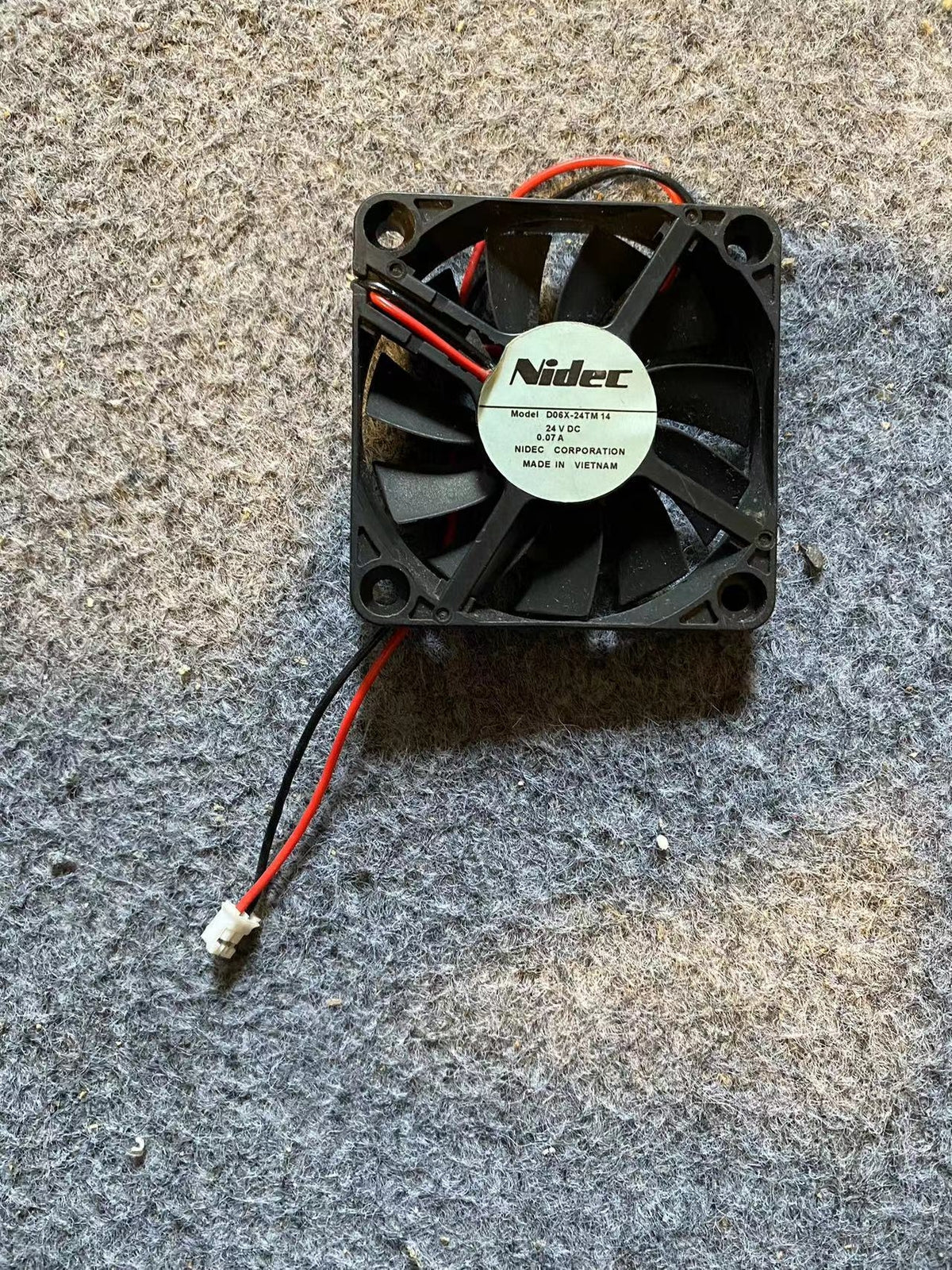 Nidec D06X-24TM 24V 0.07A 60 * 60 * 10MM 6CM frequency converter Cooling fan