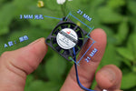 4PCS 2507 25X25X7mm 2Pin DC Brushless Cooling Fan Cooler 2.5cm DC 5V