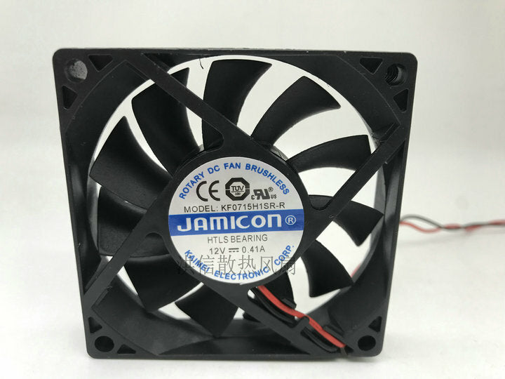 Jamicon KF0715H1SR-R 12V 0.41A 7CM 7015 2-wire cooling fan