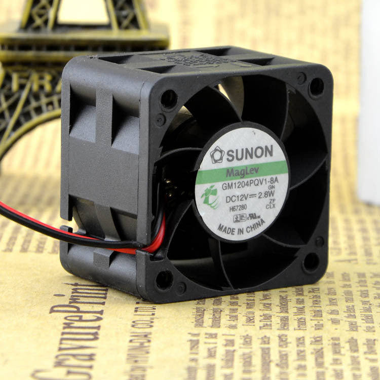 Sunon Maglev GM1204PQV1-8A DC 12V 2.8W 40x40x28mm 2 Pin Case/CPU Cooling Fan