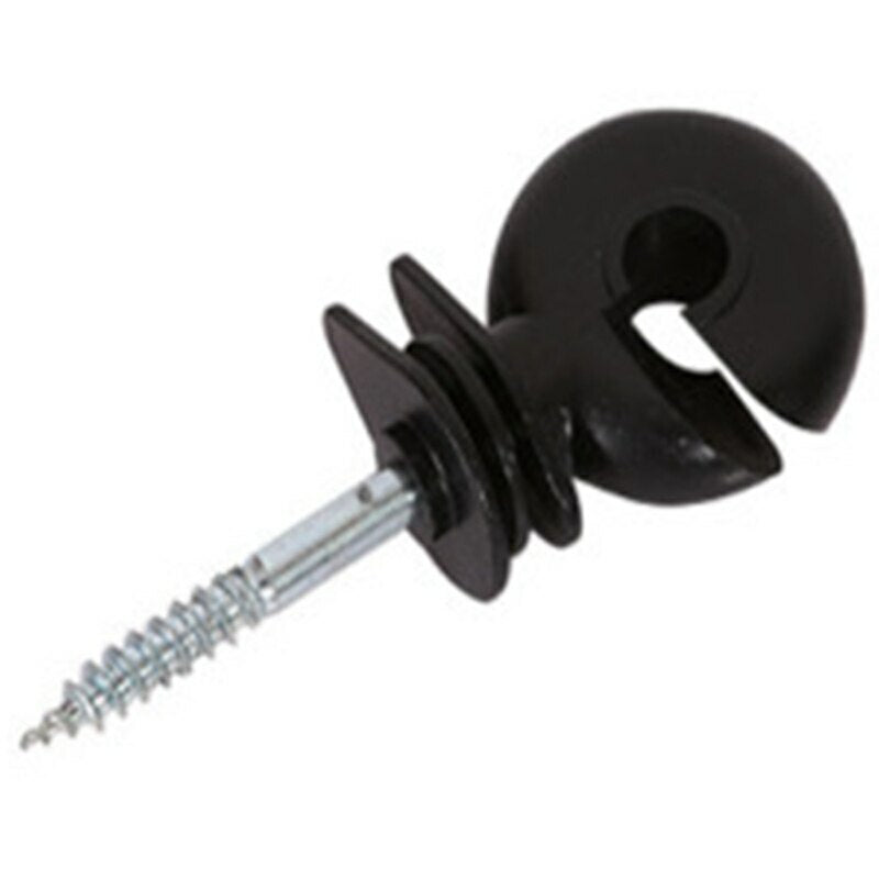 Electric Fence Offset Ring Insulator Fencing Screw In Posts Wire Safe 50Pcs