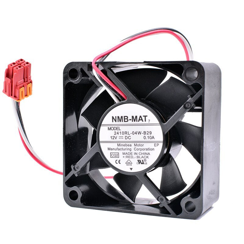 For NMB Panasonic 2410RL-04W-B29 12V 0.10A 6025 6cm washing machine cooling fan