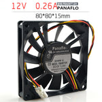 Panaflo FBA08T12H 12V0.26A 8cm 8015 3-pin industrial cooling fan
