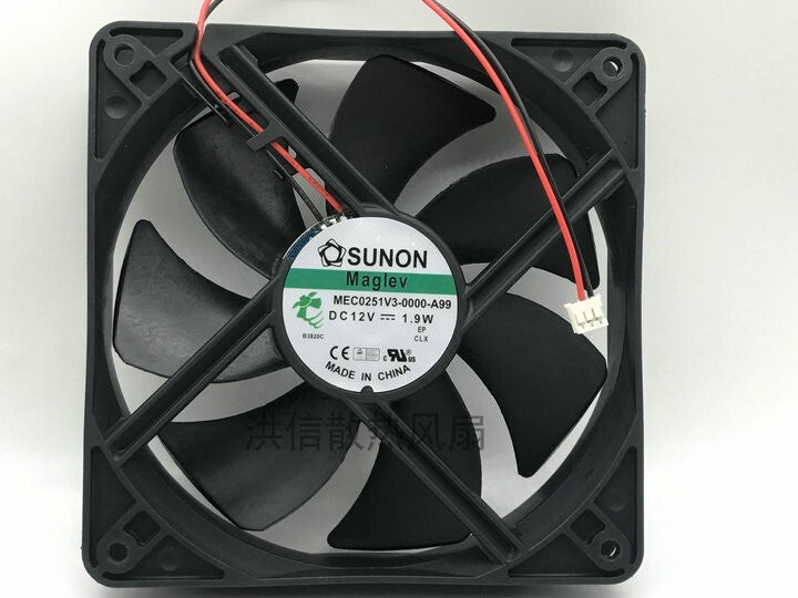 SUNON MEC0251V3-0000-A99 DC12V 1.9W 12025 12CM 120mm fan 2pin