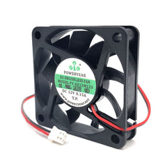 PY-6015M12S 12V 0.15A 6015 6CM 2-wire chassis cooling fan